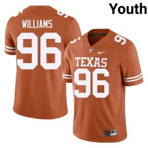 Youth UT #96 Zion Williams College Football Orange 2026-27 Jersey 659415-561